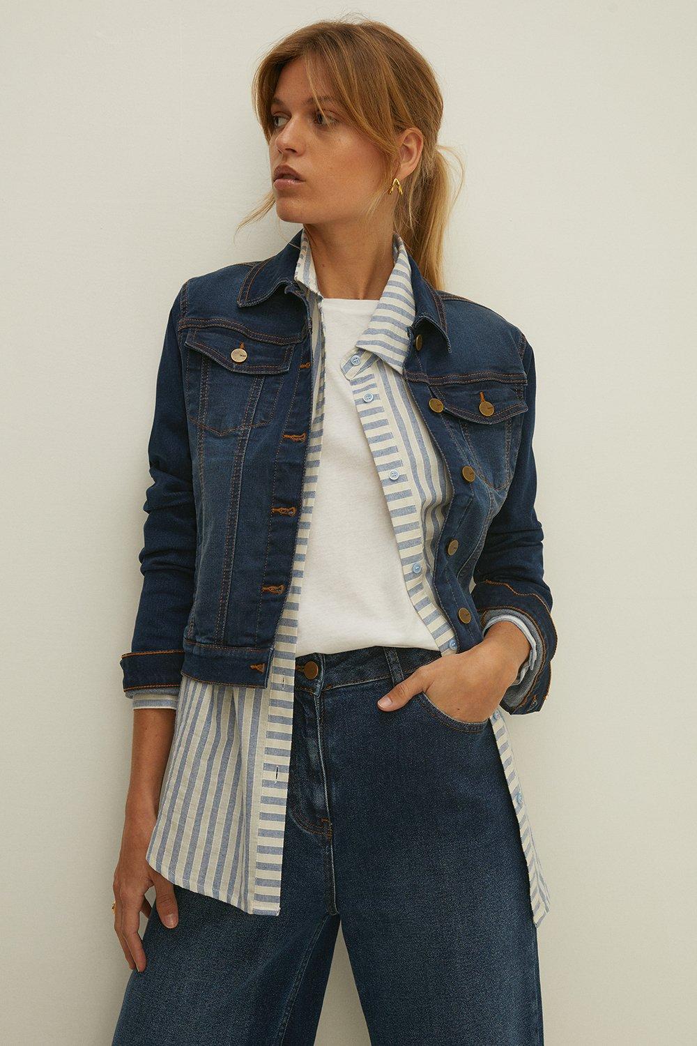 Oasis denim jacket sale hotsell